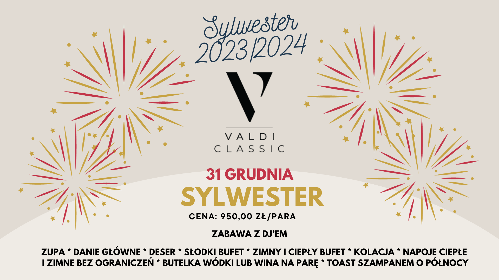 Beige And Black Aesthetic Celebrating Company Anniversary Poster A3 (1920 x 1080 px)